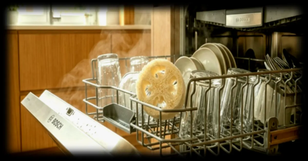 Lave-vaisselle : les experts recommandent une éponge végétale pour éliminer les mauvaises odeurs