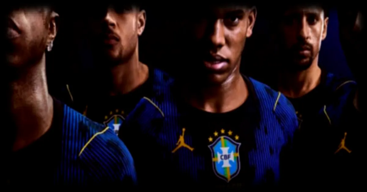 Le Brésil présente son nouveau maillot pour match amical contre la France avec le logo Jordan