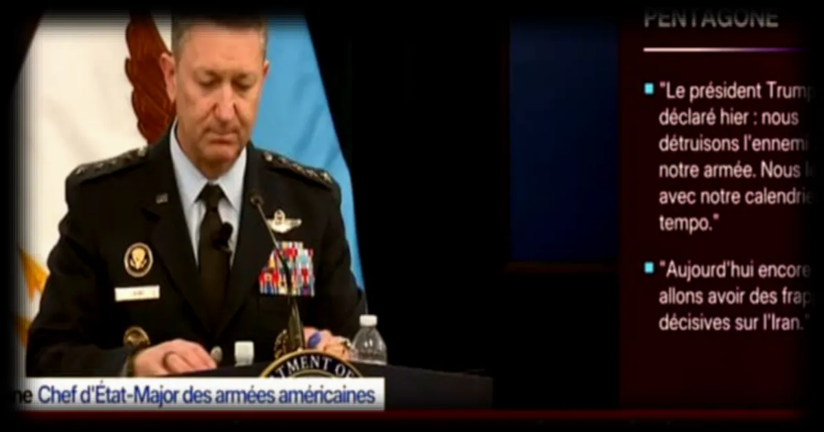 Le chef d'État-Major des armées américaines rend hommage aux soldats tués depuis le début des frappes contre l'Iran
