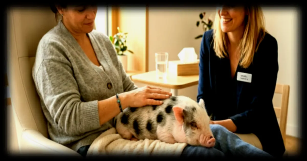 Le cochon miniature, un nouvel allié thérapeutique face à l’anxiété, l’autisme et le TSPT