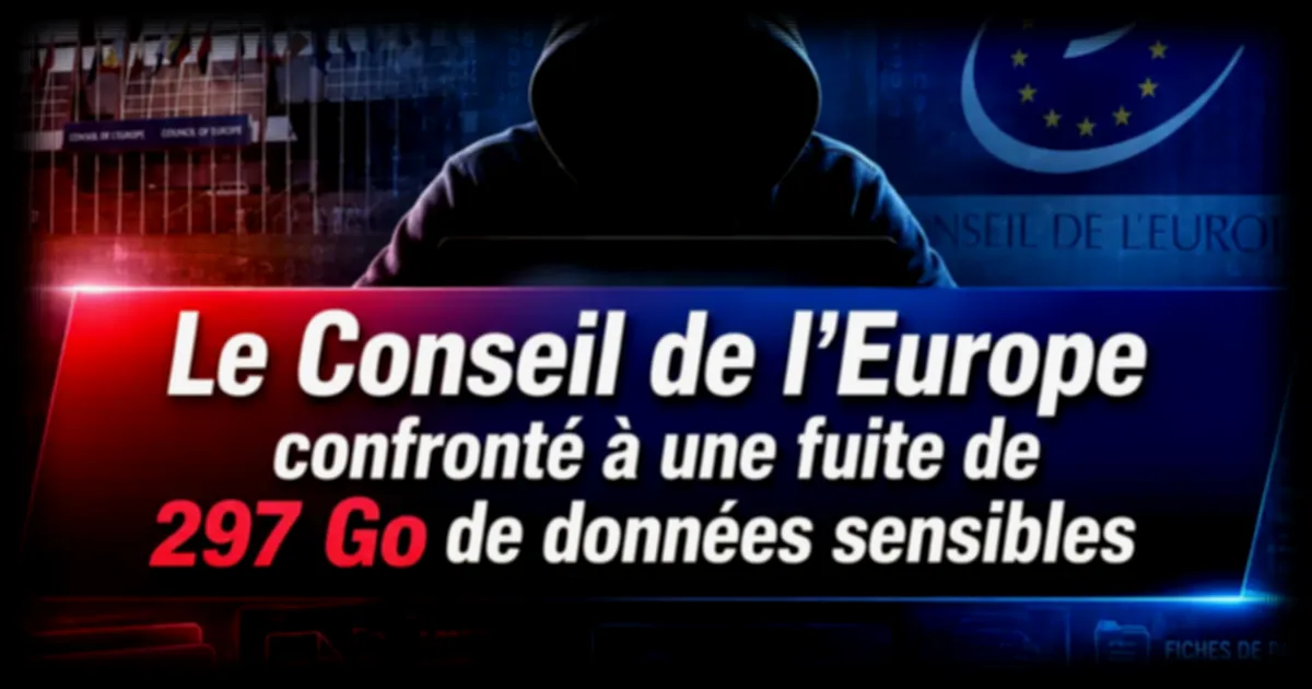 Le Conseil de l'Europe victime d'une fuite de données massive