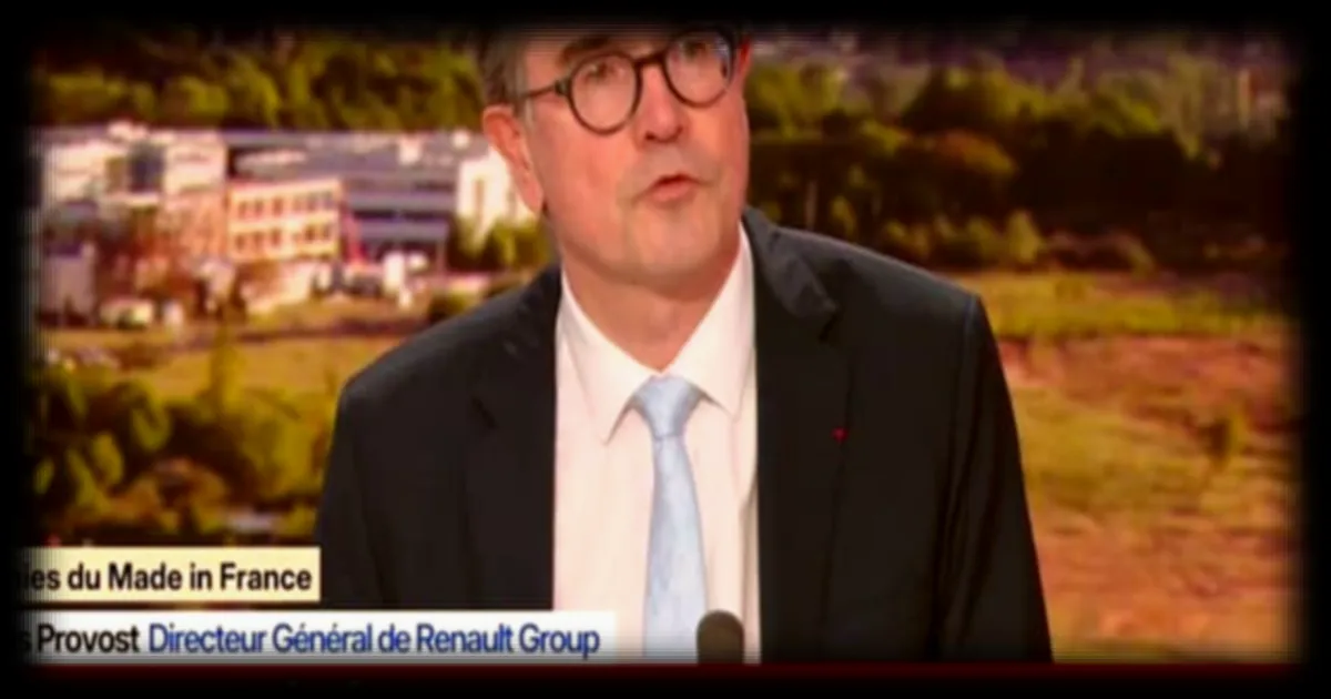 Le directeur général de Renault, François Provost, salue le plan de Sébastien Lecornu comme équilibré et favorable