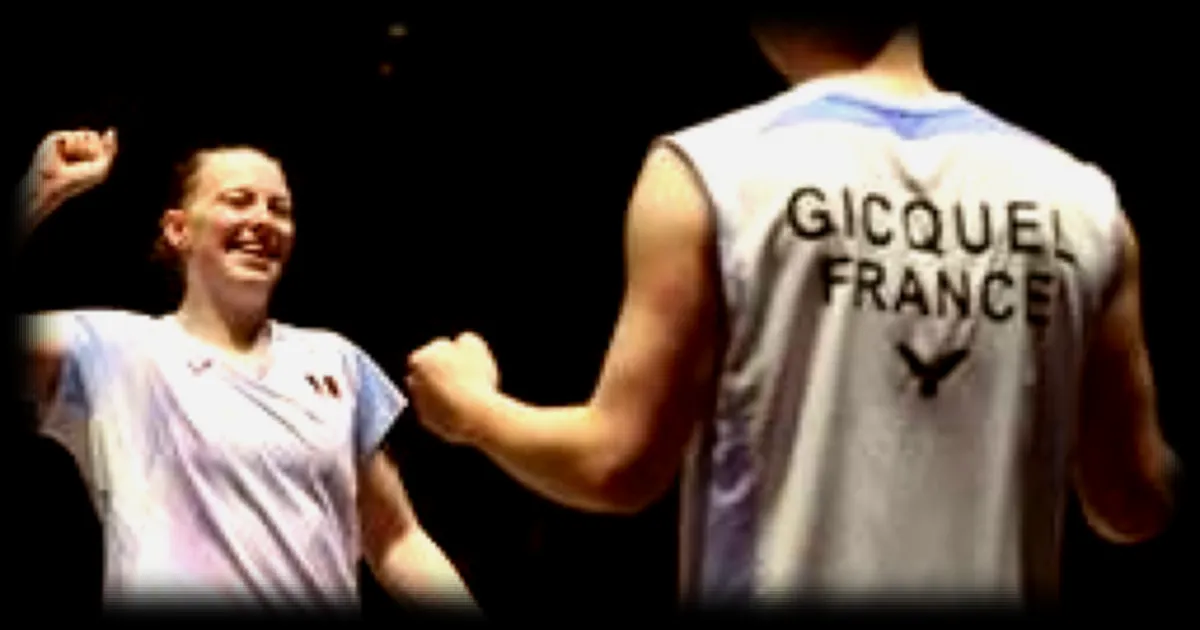 Le duo français Thom Gicquel et Delphine Delrue en finale de l’Open d’Angleterre