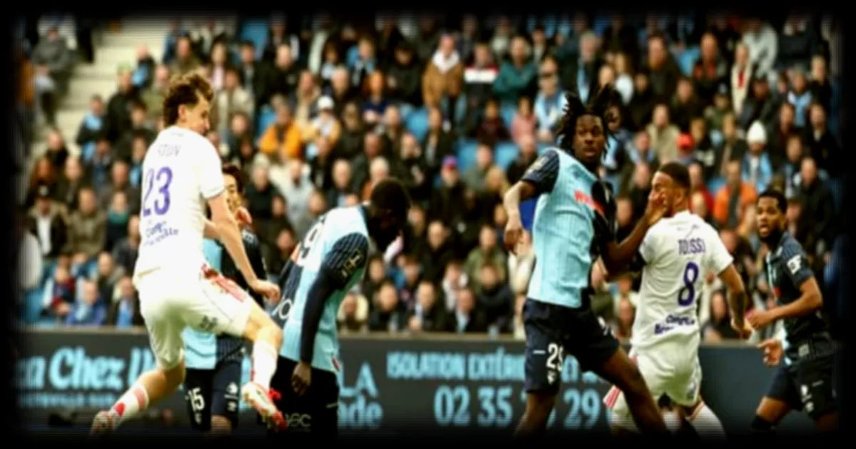 Le Havre et l'OL se neutralisent 0-0 après un premier acte rythmé