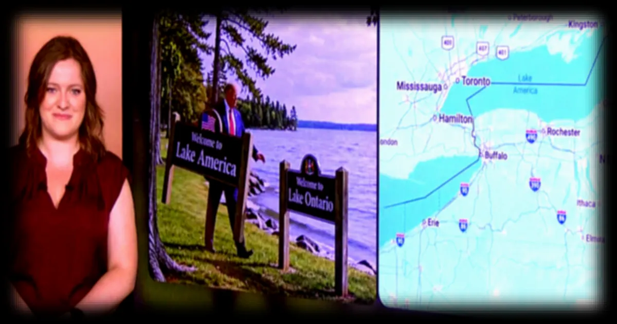Le lac Ontario rebaptisé « lac Amérique » par Trump : un casse-tête pour les géants du numérique