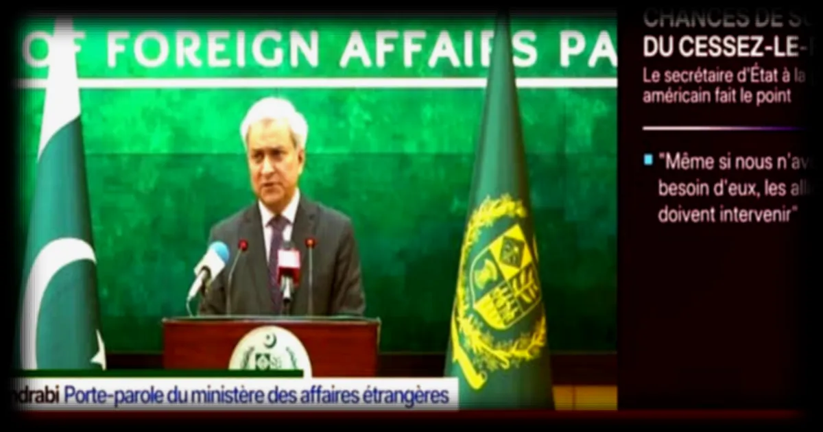Le Pakistan s'engage à faciliter le dialogue entre l'Iran et les États-Unis, selon le porte-parole du ministère des Affaires étrangères