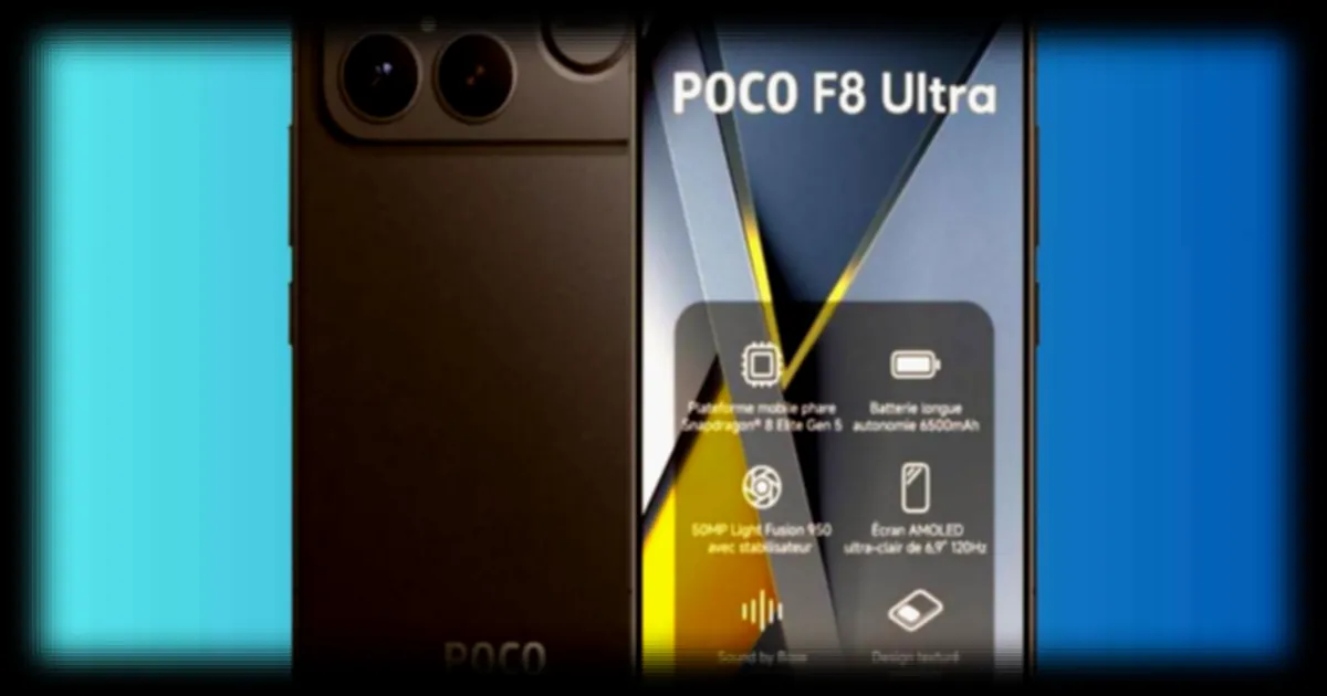 Le POCO F8 Ultra 5G avec Snapdragon 8 Elite en promotion pour la Semaine Anniversaire AliExpress