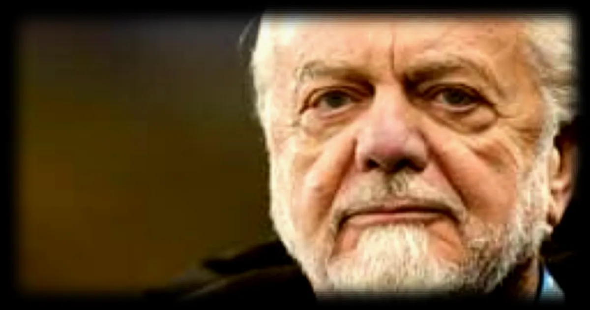 Le président de Naples propose des matches de 50 minutes sans carton rouge pour moderniser le football