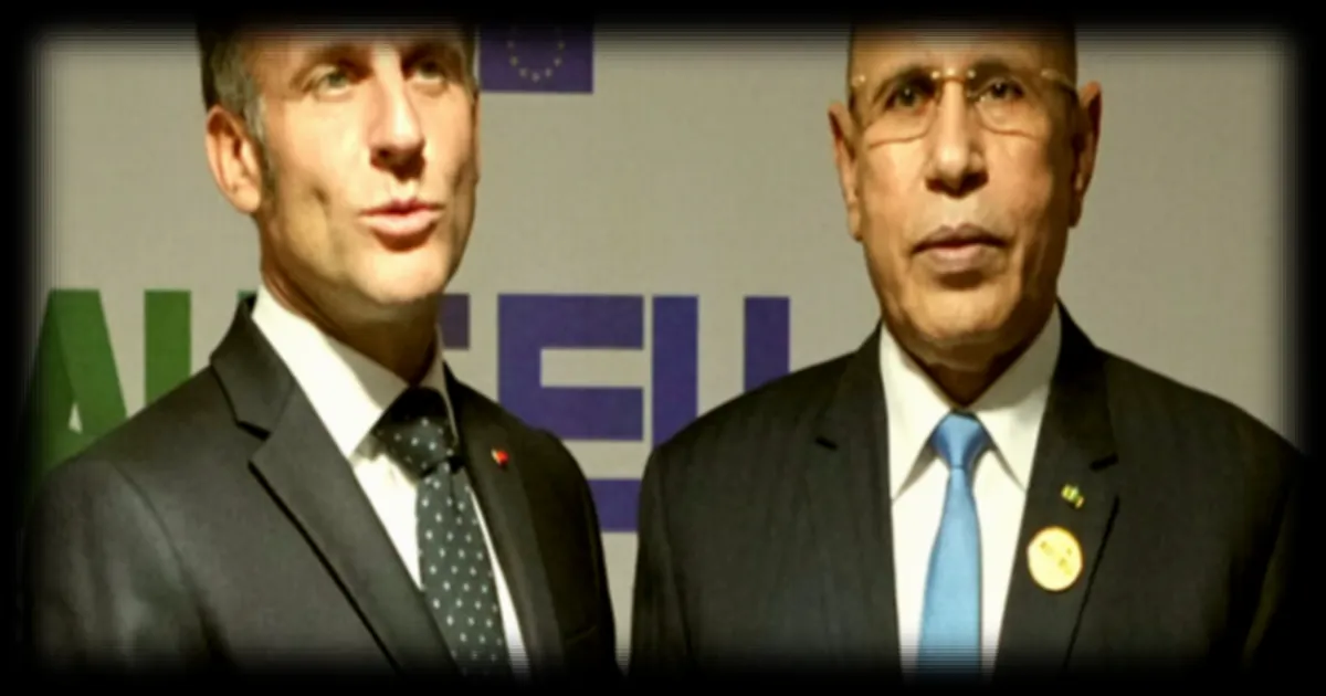 Le président mauritanien Mohamed Ould Cheikh El Ghazouani en visite d'État en France