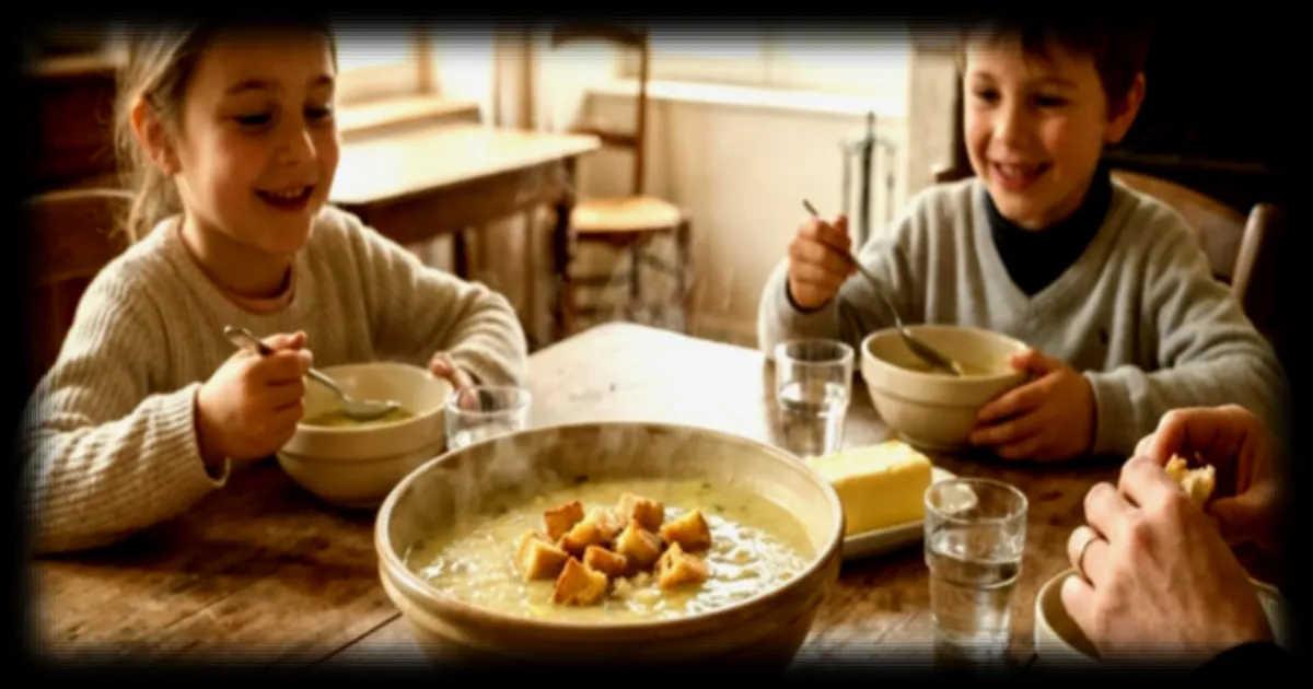 Le secret d'une soupe de poireaux irresistible : un geste simple qui enchante les papilles, meme des enfants