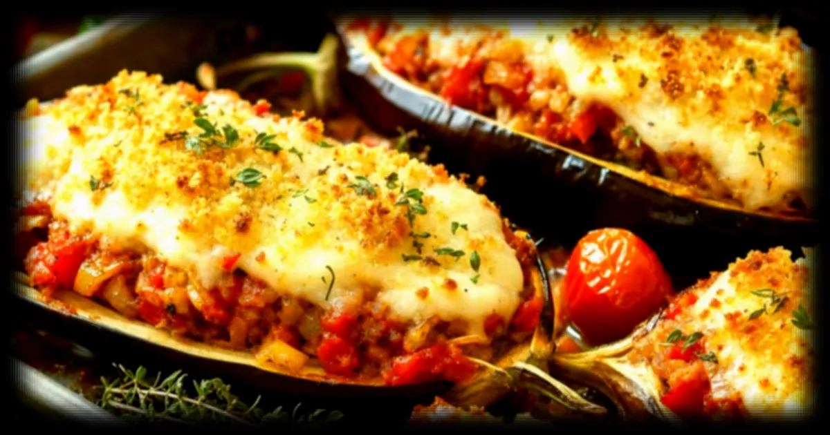 Les aubergines farcies sans viande, une recette gourmande qui séduit même les carnivores