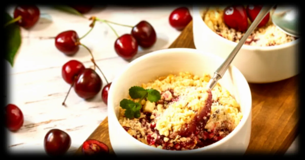 Les Desserts Sains : Comment une Diététicienne Américaine Révèle son Crumble à la Cerise