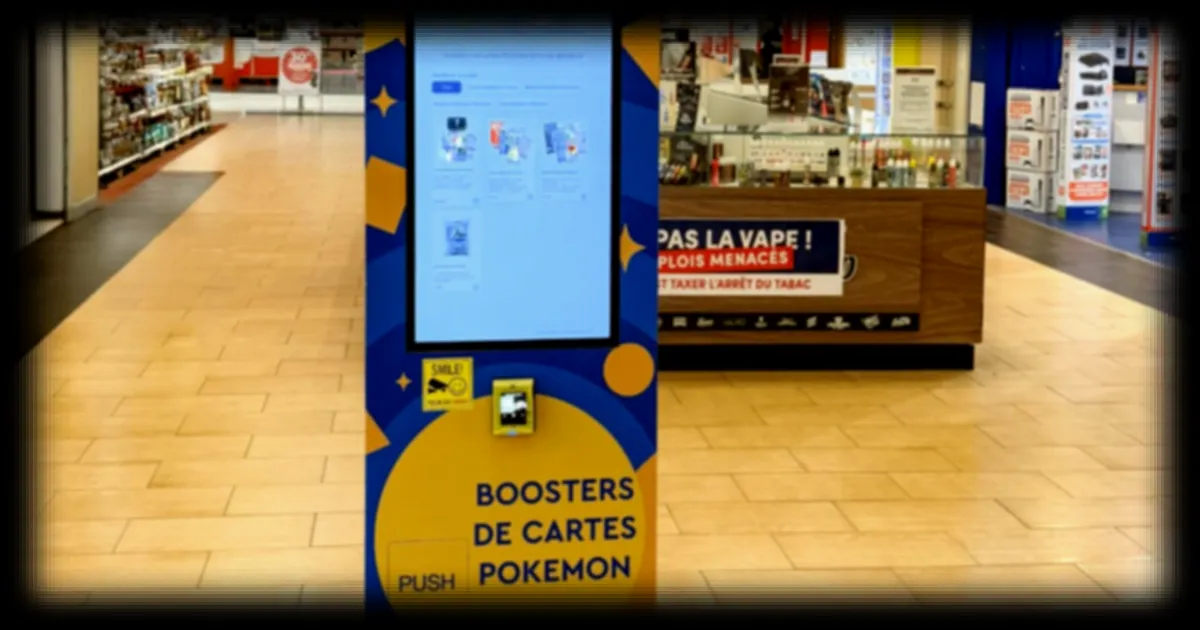Les distributeurs de cartes Pokémon se multiplient en France