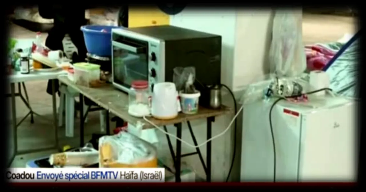 Les habitants de Haïfa en Israël contraints de se réfugier dans les abris face à la menace des missiles