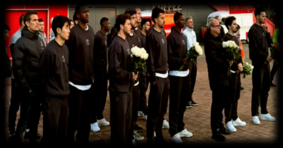 Les joueurs du PSG rendent hommage à Diogo Jota et aux victimes d'Hillsborough à Anfield