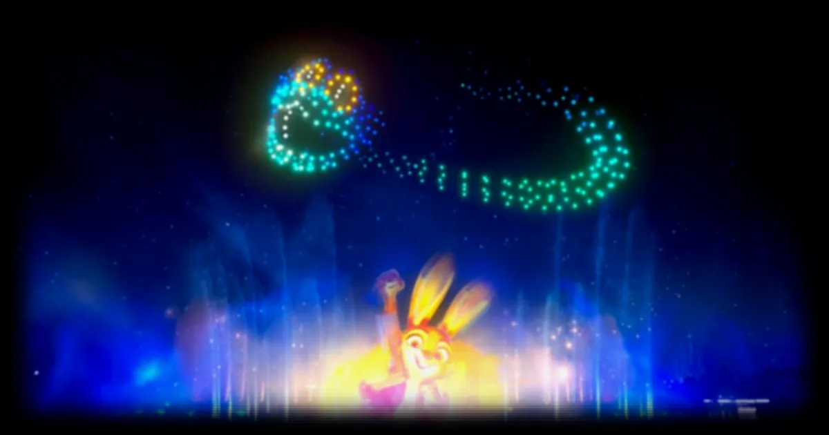 Les meilleures places pour profiter du nouveau spectacle nocturne Disney Cascade of Lights à Disney Adventure World