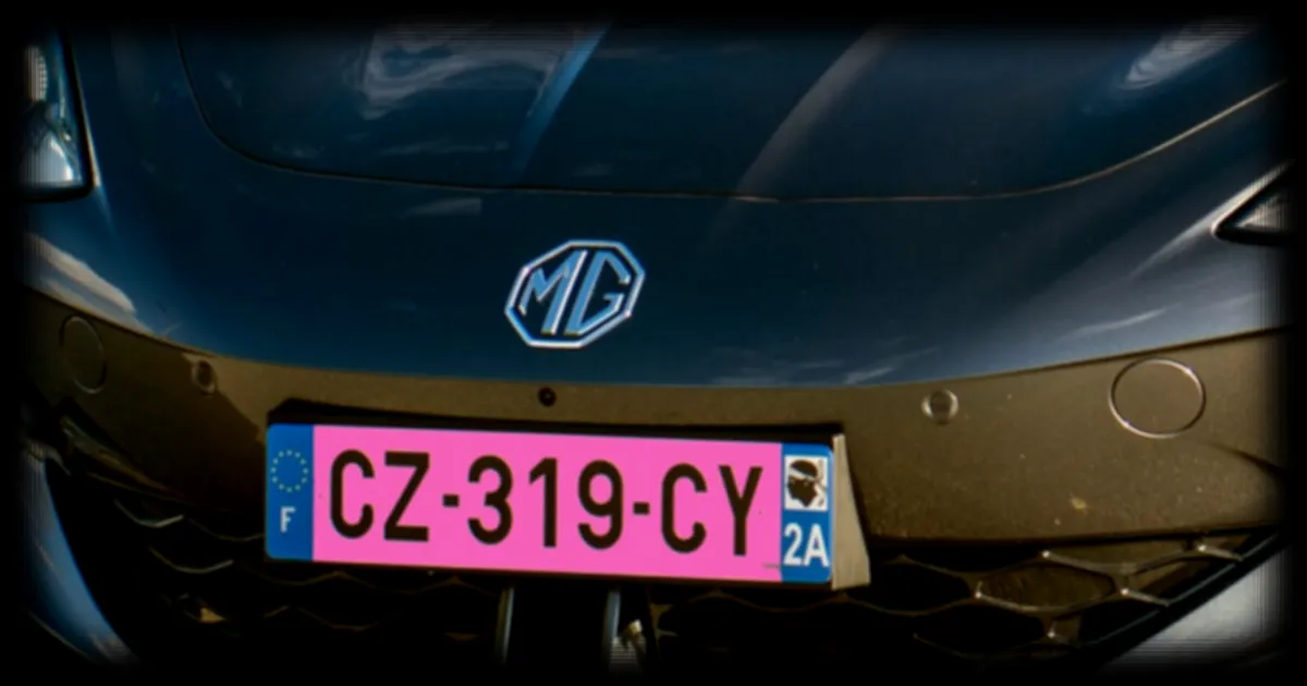 Les plaques d'immatriculation roses : un nouveau phenomene sur les routes francaises