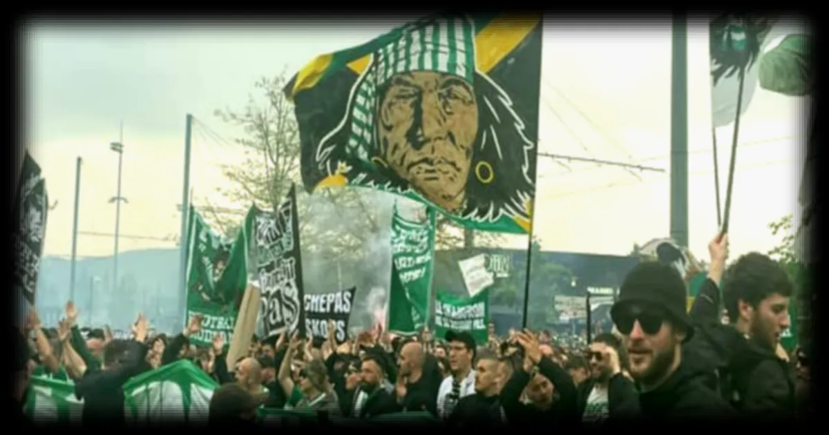 Les supporters des Verts manifestent pour défendre les groupes Ultras menacés de dissolution