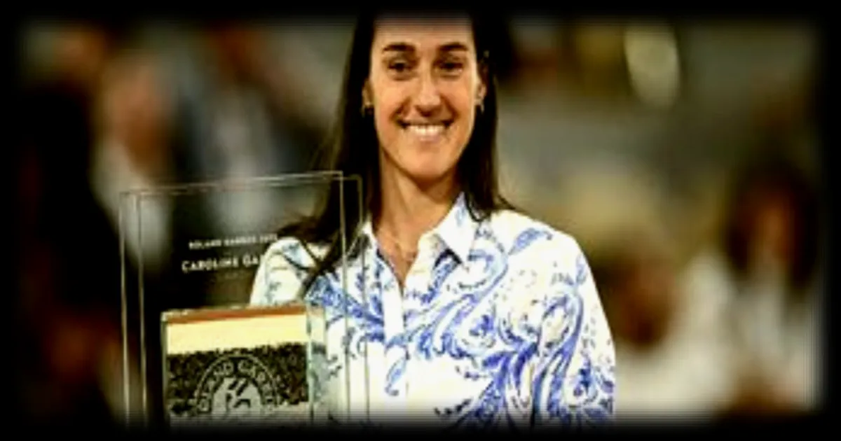 L'hommage de Roland-Garros à Caroline Garcia, une grande figure du tennis français