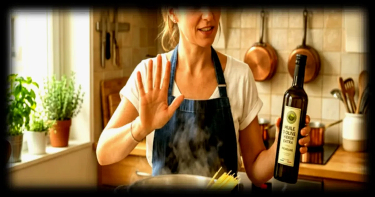 L'huile dans l'eau des pâtes : une cheffe explique pourquoi c'est inutile et nuisible pour la sauce