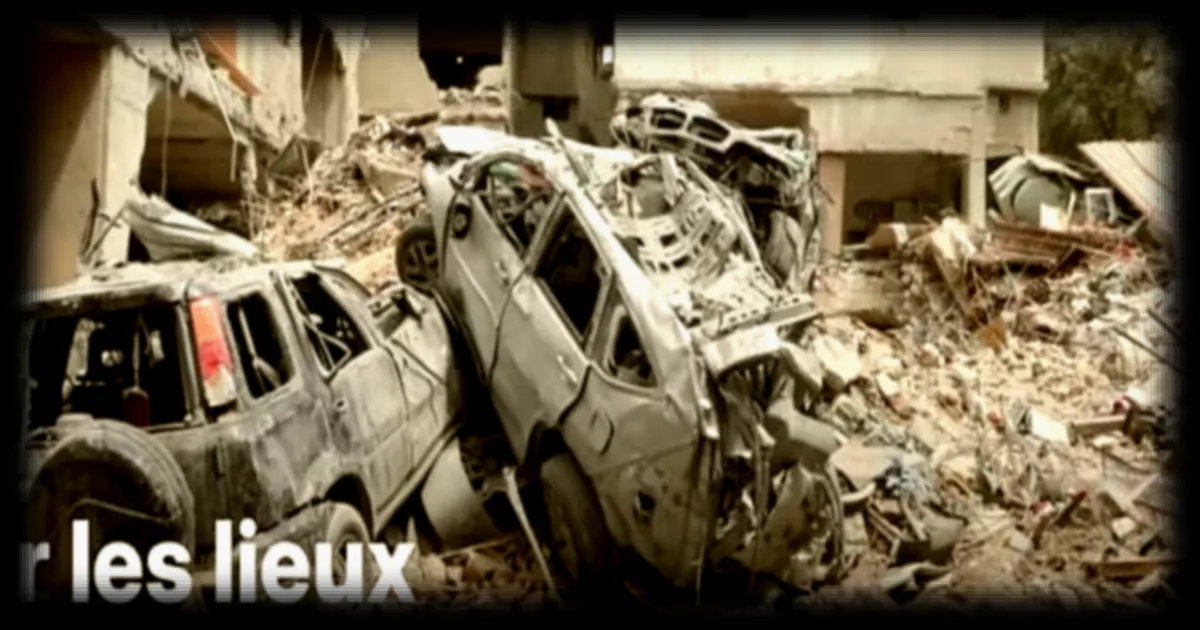 Liban: sur les lieux d'une frappe israélienne, qui a fait au moins 5 morts et près de 50 blessés