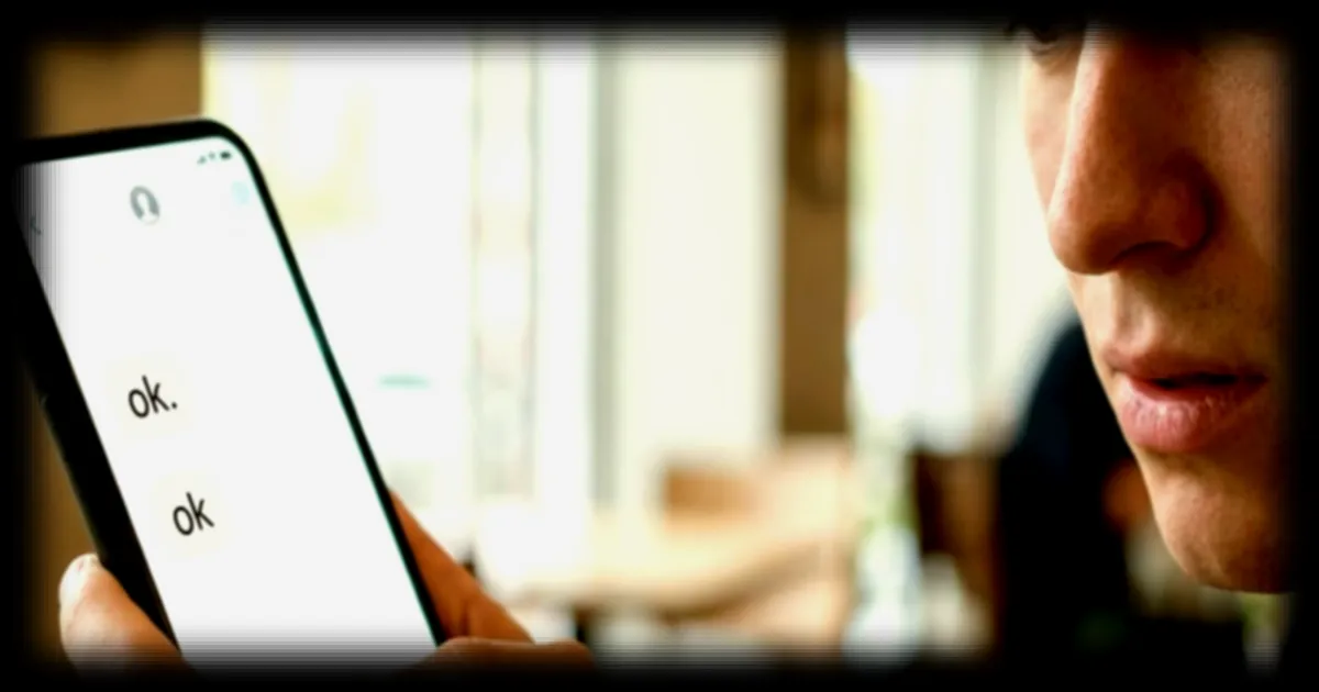 L'impact du point de ponctuation sur la perception des SMS