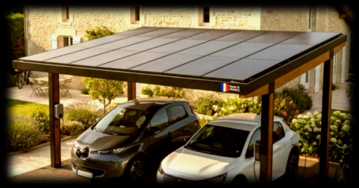 L'installation d'un carport solaire dans son jardin : ce que dit la réglementation