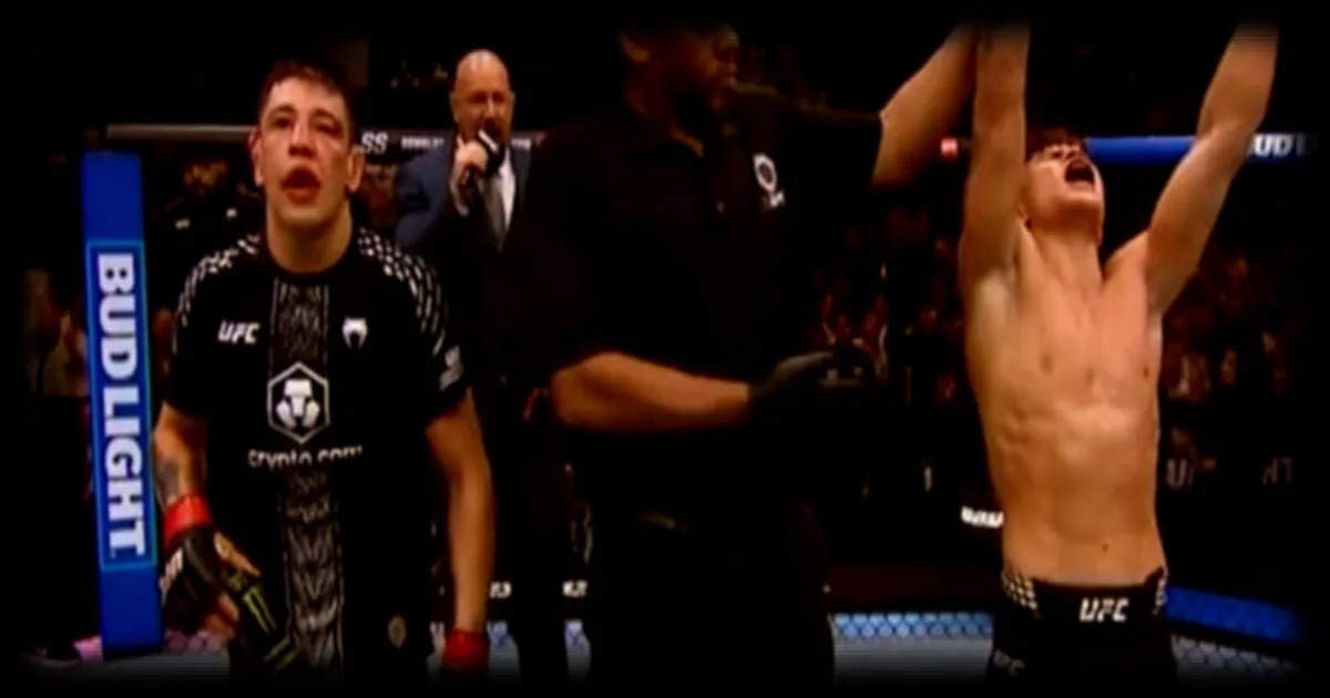 Lone’er Kavanagh crée la surprise à l'UFC en battant l'ancien champion Brandon Moreno