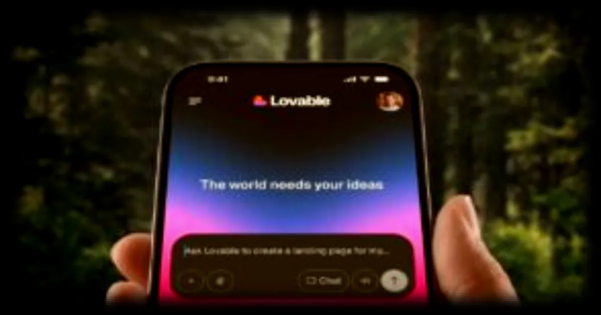 Lovable lance son application de vibe coding sur iPhone et Android