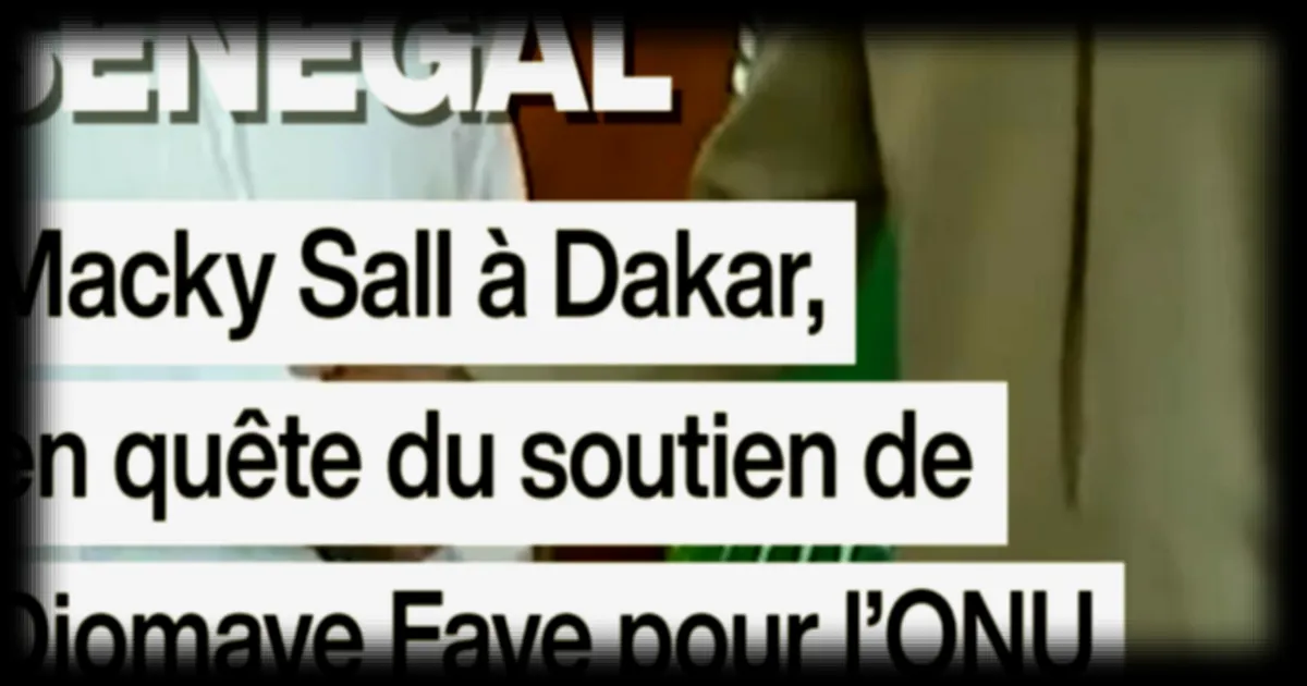 Macky Sall à Dakar pour obtenir le soutien de Diomaye Faye pour sa candidature à l'ONU