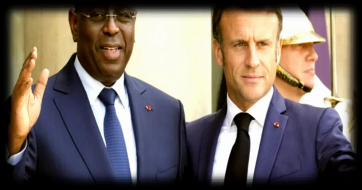 Macky Sall reçu par Emmanuel Macron à l’Élysée pour évoquer sa candidature à l’ONU