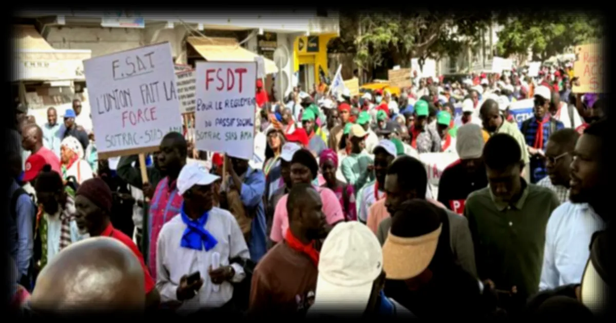 Manifestation à Dakar pour sensibiliser l'État aux difficultés des Sénégalais