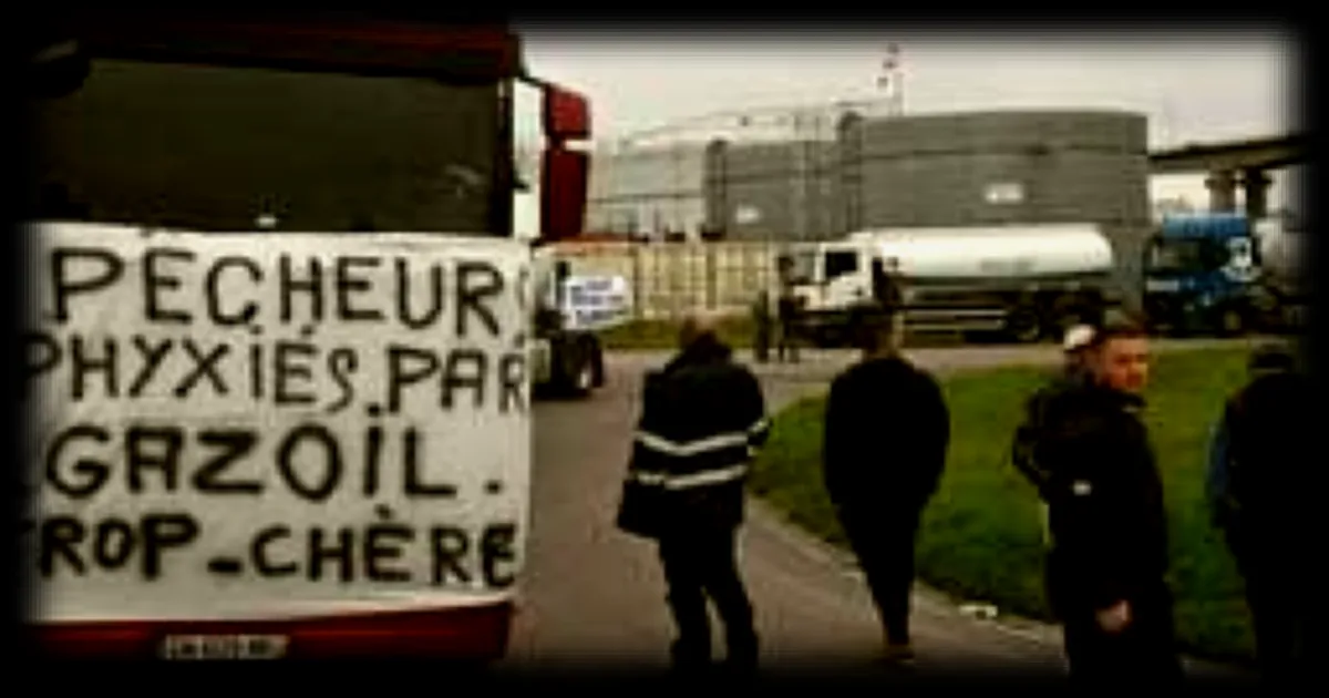Manifestation de pêcheurs à Caen : des dizaines de personnes mobilisées contre le prix du carburant