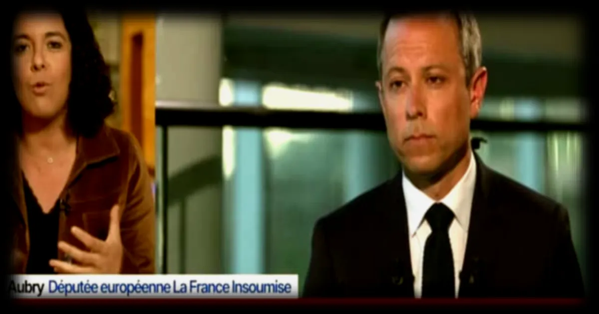 Manon Aubry critique Jordan Bardella au Parlement européen concernant la taxation des profits de Total