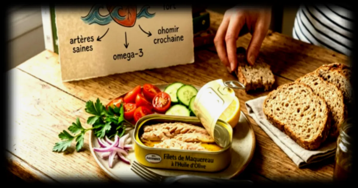 Maquereau en conserve : un allié méconnu pour la santé cardiovasculaire, selon les experts