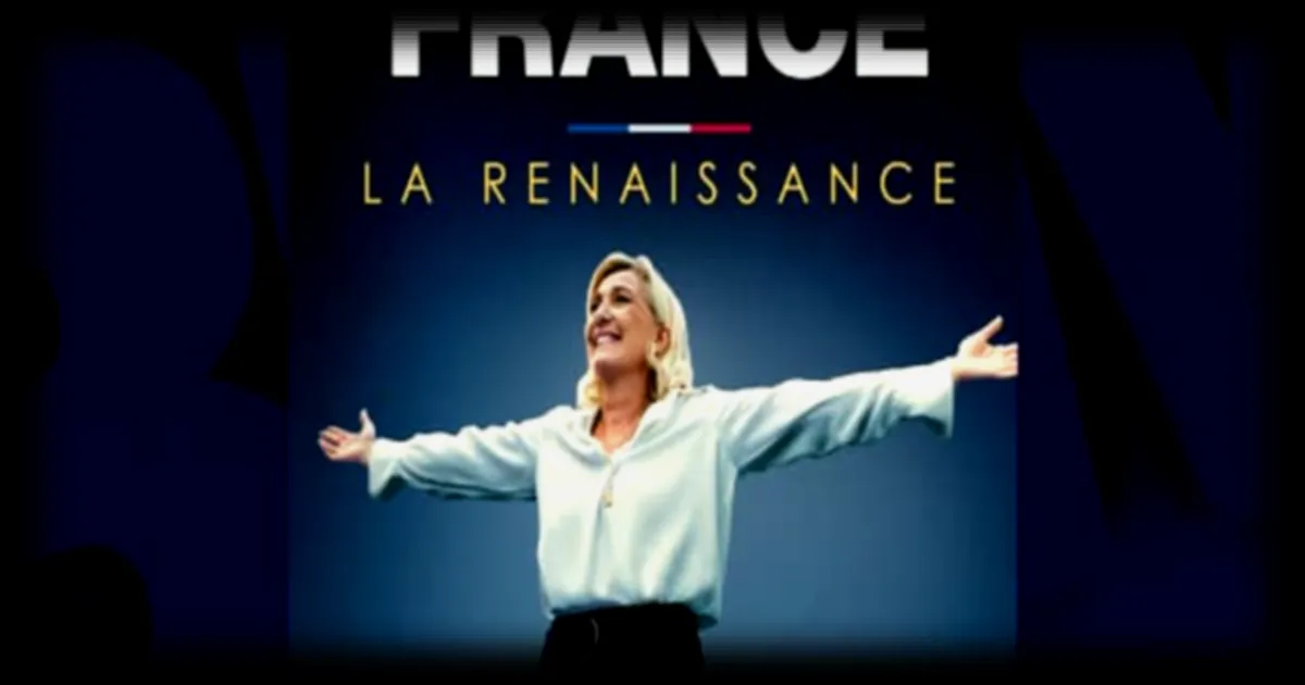 Marine Le Pen autorisée à conserver son slogan de campagne « Pour La France - La Renaissance »