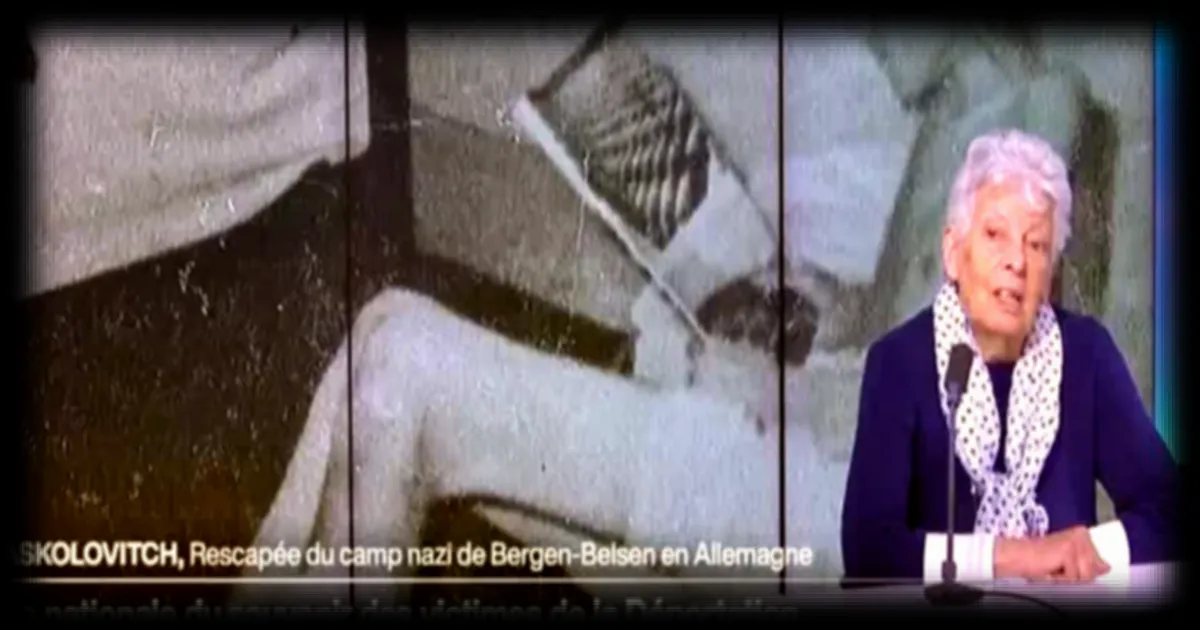 Mémoire : la France commémore les victimes de la Déportation avec Evelyn Askolovitch, rescapée de Bergen-Belsen