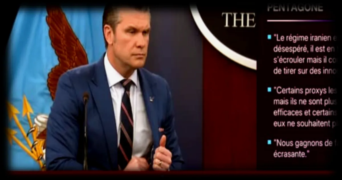 Menace de Pete Hegseth : l'Iran risquerait une riposte massive en cas d'arrêt des flux de pétrole du détroit d'Ormuz