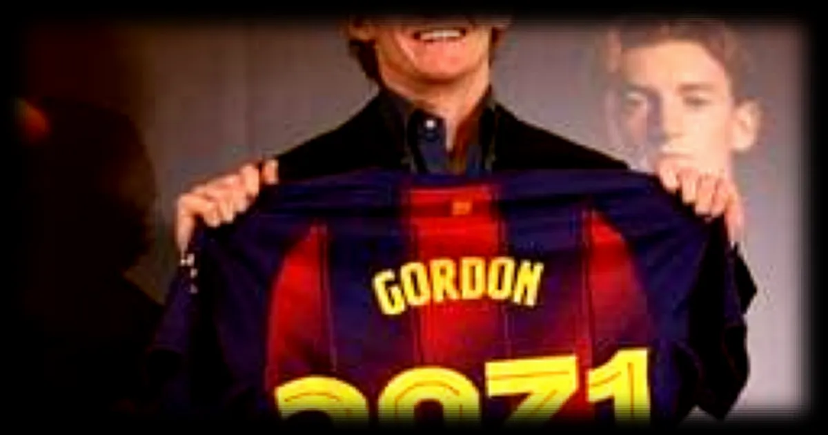 Mercato : le FC Barcelone officialise l'arrivée d'Anthony Gordon pour cinq saisons