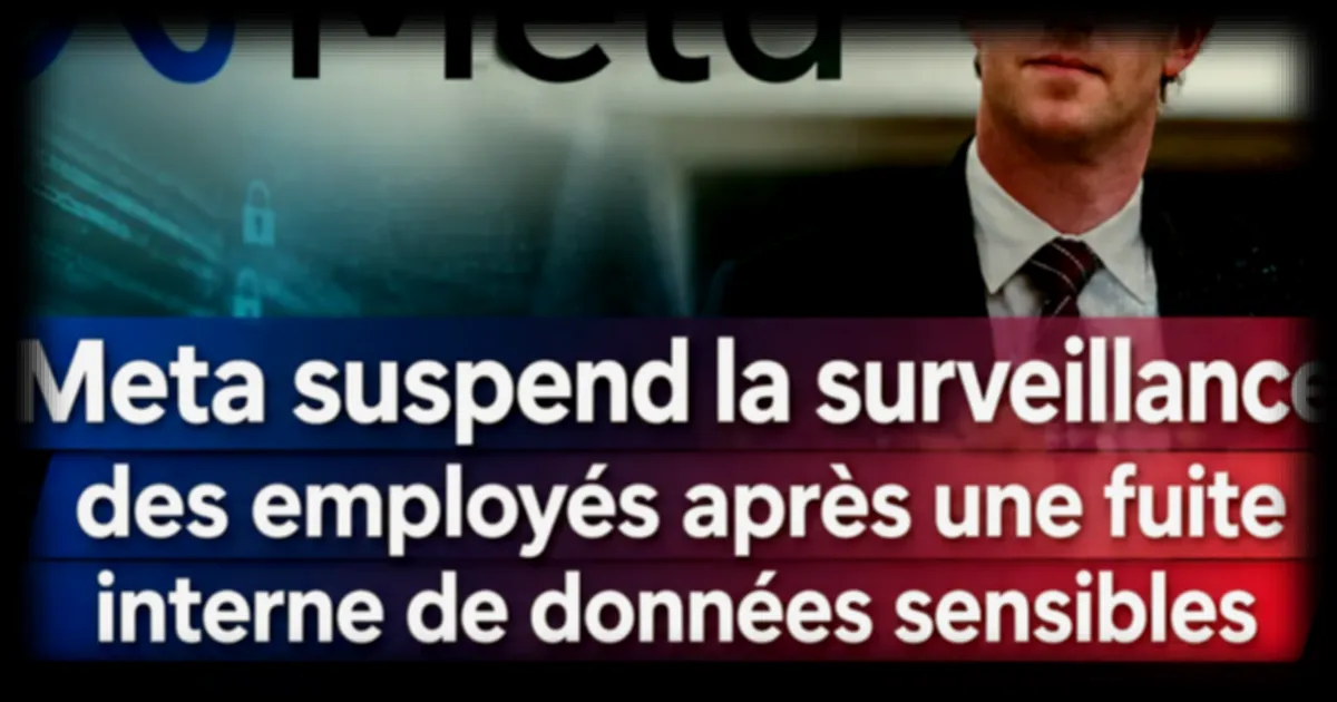Meta suspend temporairement son programme de collecte de données internes pour l’IA après une fuite classée SEV 2