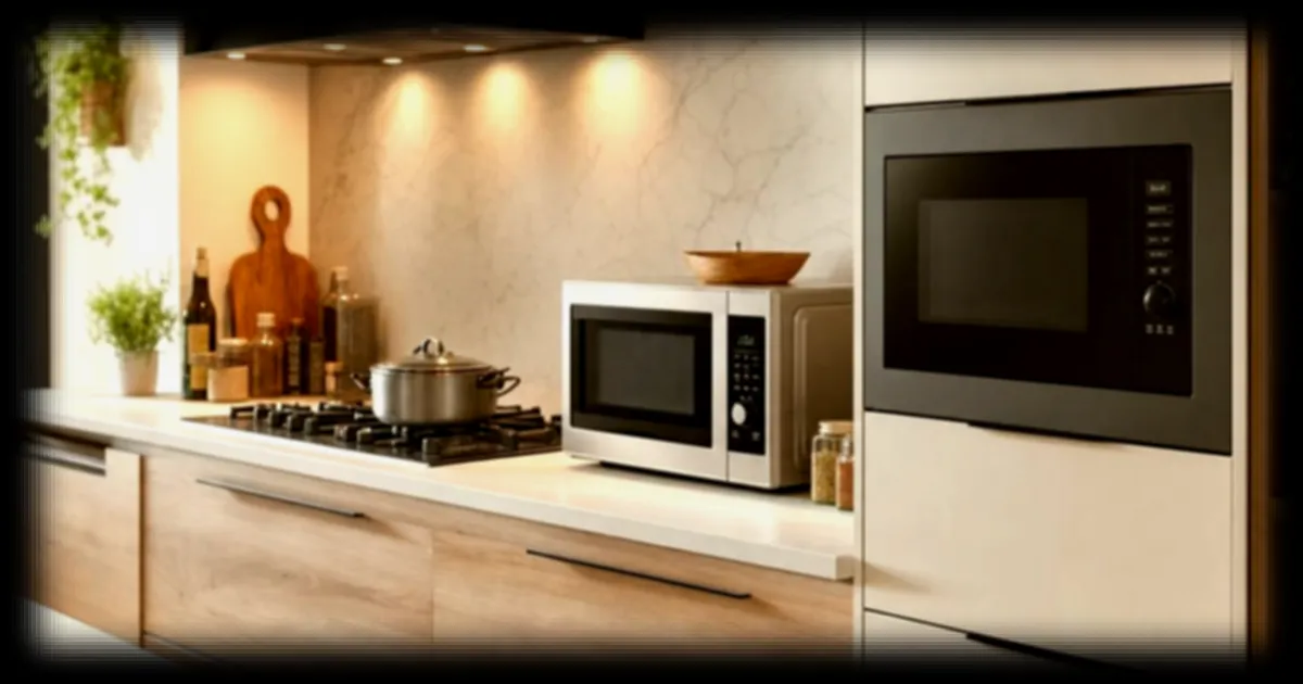 Micro-ondes en cuisine : les cuisinistes alertent sur les risques d’une mauvaise implantation