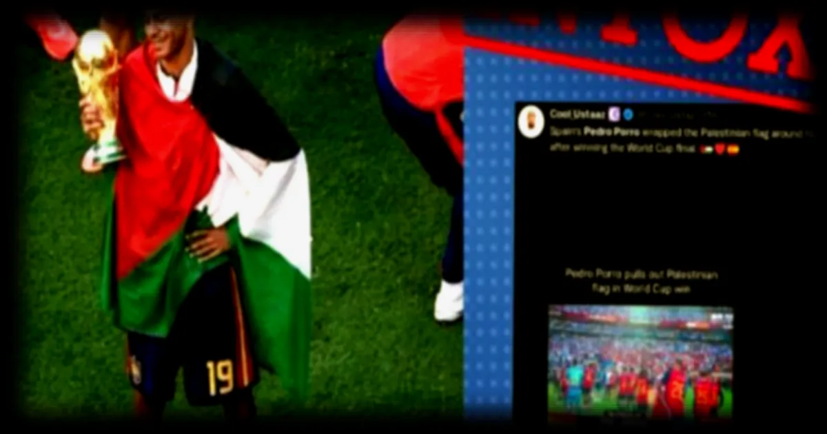 Mondial 2026 : les fausses images des joueurs espagnols avec des drapeaux palestiniens