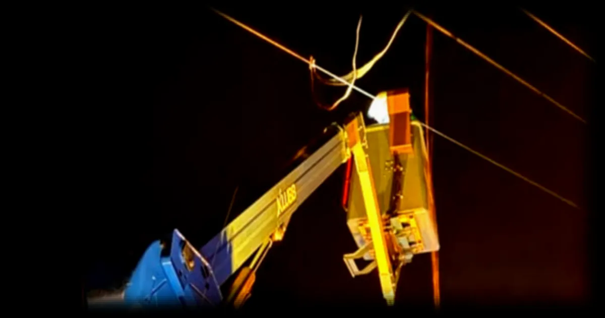 Montgolfière percutant des fils électriques à Chargé : deux blessés légers et 419 foyers privés d’électricité