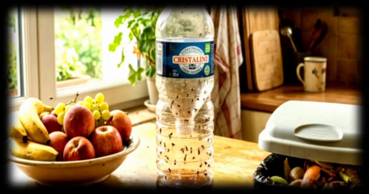 Mouches en cuisine : cette astuce simple avec une bouteille de soda vide pour les éloigner tout l'été