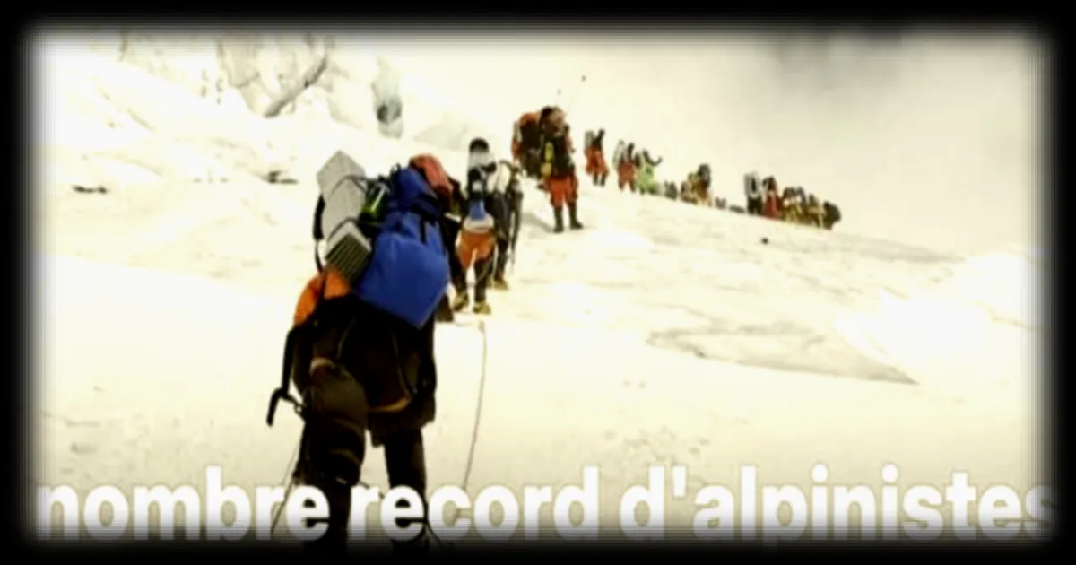 Népal : une saison historique sur l’Everest avec plus de 950 ascensions au sommet