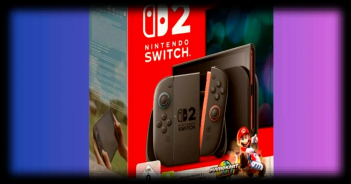 Nintendo Switch 2 avec Mario Kart World à prix réduit sur AliExpress
