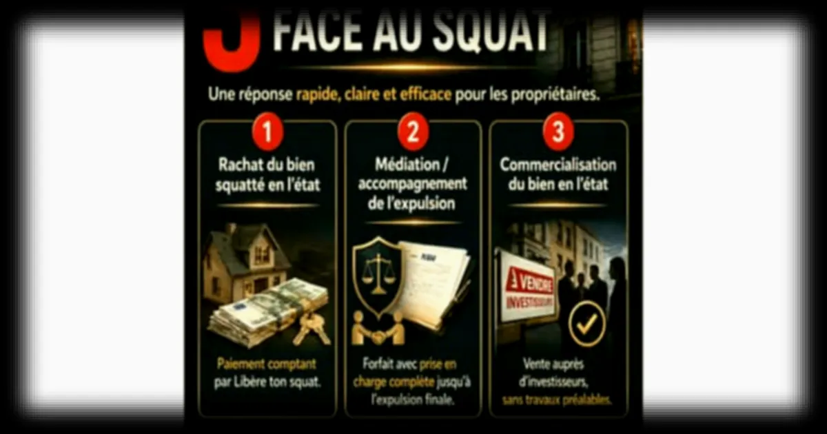 Occupations illégales : des propriétaires français poussés à vendre sous la pression des squats