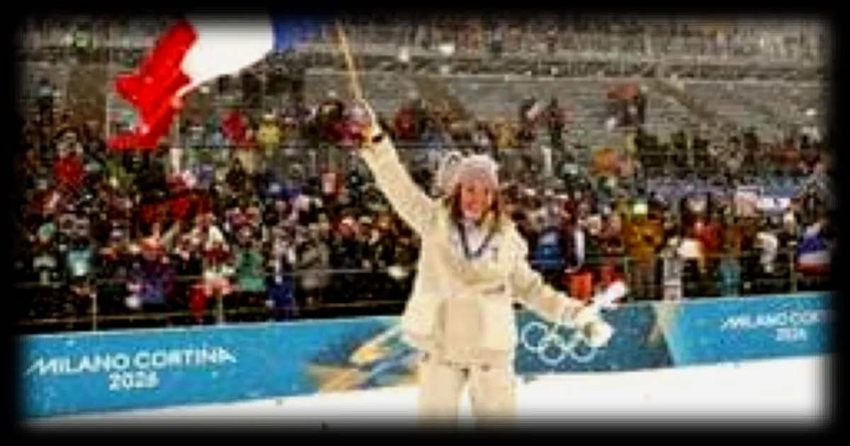 Océane Michelon décroche l'or olympique de la mass-start à Anterselva