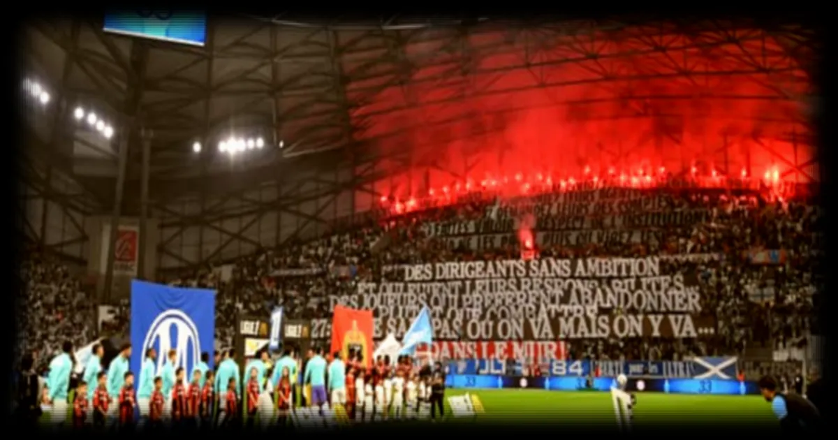 OM-Nice: les supporters marseillais manifestent leur colère contre la direction et les joueurs