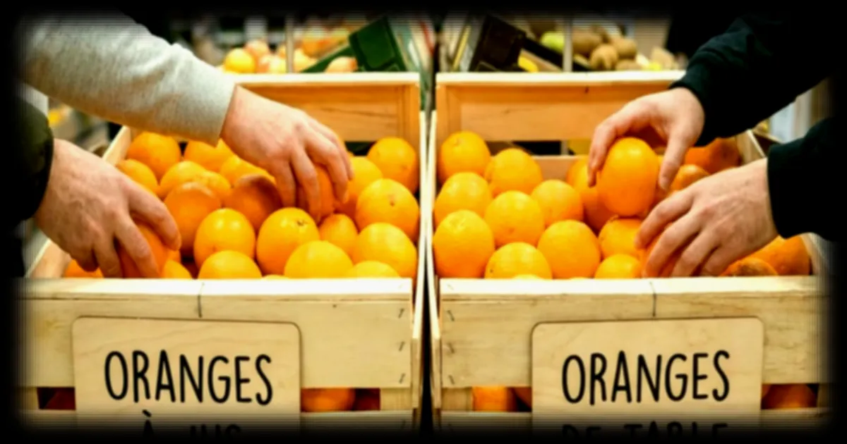 Oranges à jus ou à dessert : un détail clé méconnu qui influe sur le résultat final